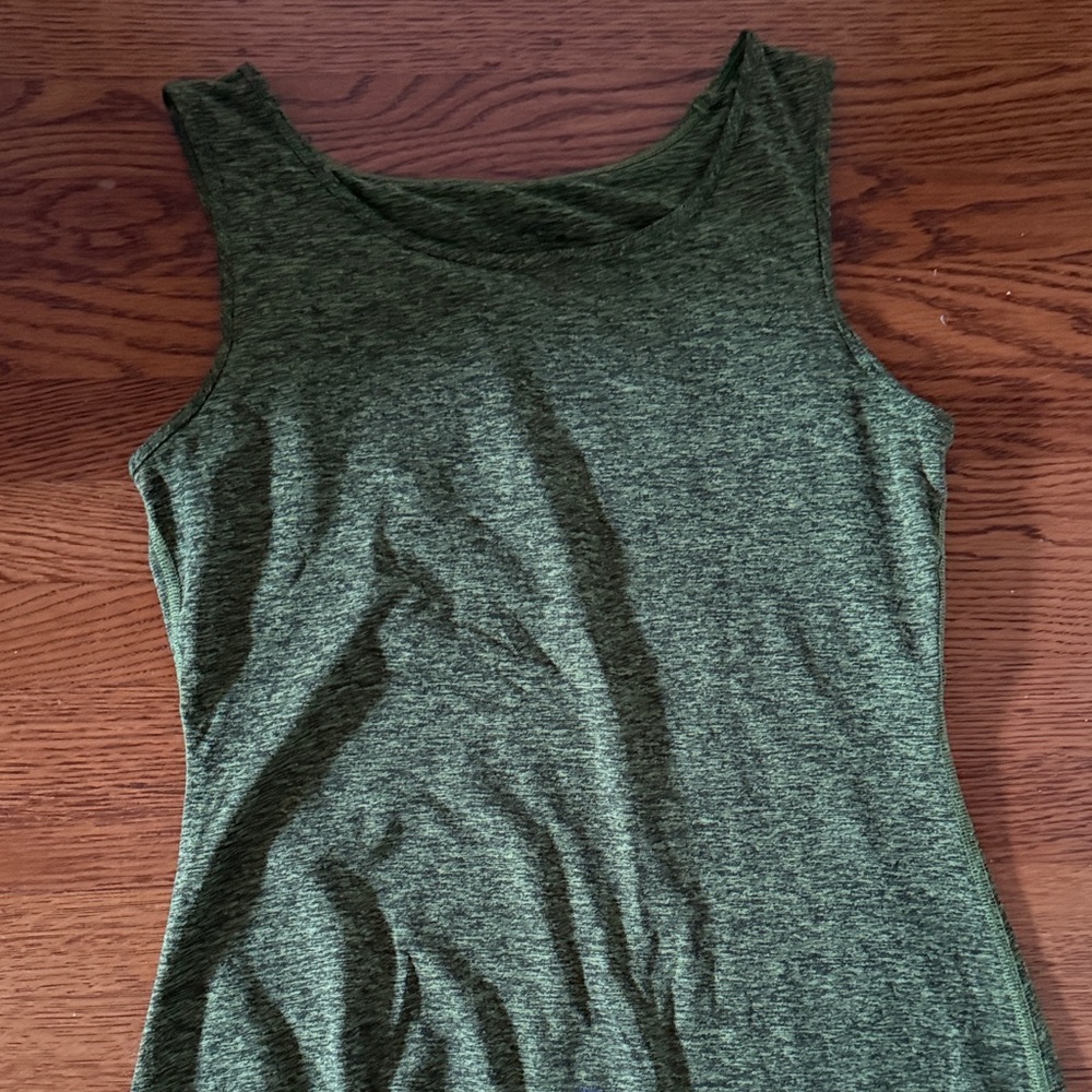 Women's Sleeveless Green Dress